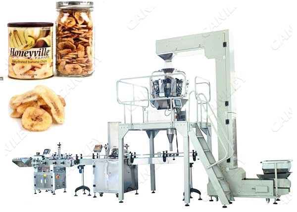 chips cans filling machine