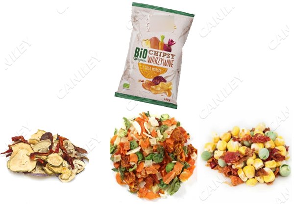 how do you package dehydrated vegetables