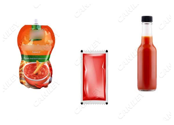 types of packaging of sauces